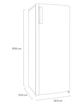 Refrigerador unipuerta Lg 7 pies cúbicos inverter GR21WPP.APZFMXM