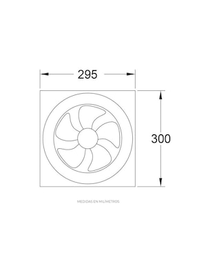 Extractor de aire Estevez 1708(eco)
