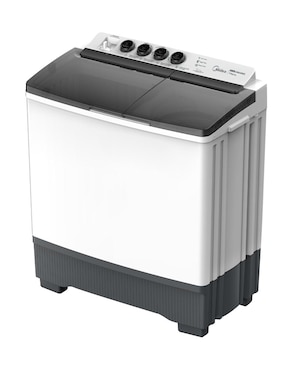 Lavadora doble tina Midea 15 kg semiautomática carga superior mt100w150/w-mx
