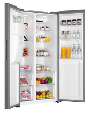 Refrigerador industrial Haier 19 pies cúbicos inverter no frost y fábrica de hielo HSM541HMNSS0