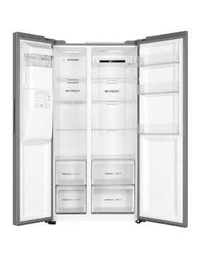 Refrigerador industrial Haier 19 pies cúbicos inverter no frost y fábrica de hielo HSM541HMNSS0