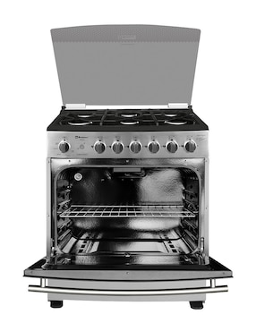 Combo estufa de piso a gas natural/lp Koblenz estufa 76 cm campana 76 cm de 6 quemadores