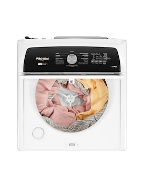 Lavadora Whirlpool 22 kg automática carga superior 7mwtw5057pw