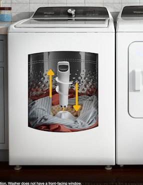 Lavadora Whirlpool 22 kg automática carga superior 7mwtw5057pw
