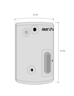 Calentador de depósito Heat Wave HWET151 60 L eléctrico