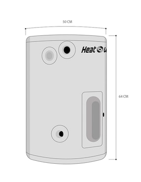 Calentador de depósito Heat Wave HWET202 20 L eléctrico