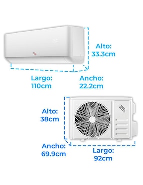 Aire acondicionado mini split Primo frío y calor 24000 BTU 269199 220 V