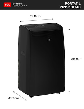 Aire acondicionado portátil Tcl frío y calor 12000 BTU P12PKHF14B