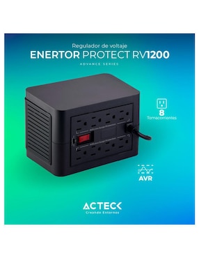 Regulador de voltaje Acteck ENERTOR PROTECT RV1200