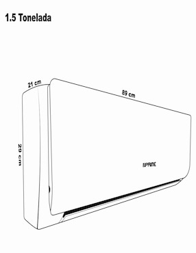 Aire acondicionado mini split inverter Prime frío 18000 BTU EMPRC182-R3 220 V