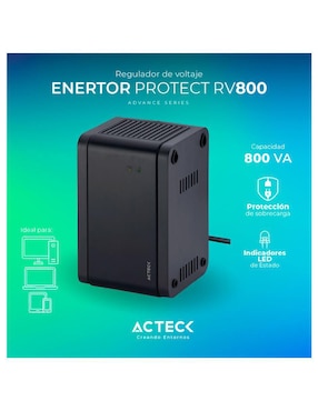 Regulador de voltaje Acteck Enertor Protect RV800