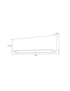 Aire acondicionado mini split Hisense frío 12000 BTU AC122CF 230 V