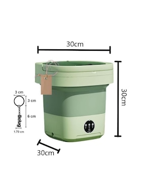 Lavadora portátil Genérica semiautomática carga superior mini lavadora/ llavero