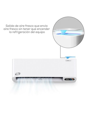 Aire acondicionado mini split inverter Evans frío y calor 12000 BTU AC-MSI-FA-1.0TD 220 V