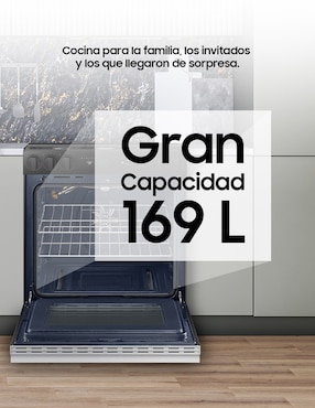 Estufa de piso Samsung Bespoke 76.1 cm nsg6dg8700srax