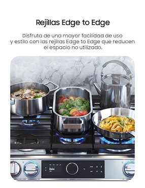 Estufa de piso Samsung Bespoke 76.1 cm nsg6dg8700srax