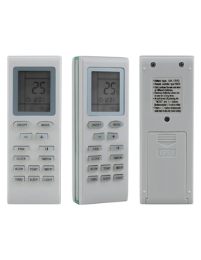 Control remoto universal para aire acondicionado Control Expert CE-M33 A/c Mirage Aire Acondicionado Clima V2, Gree,Absolut X, Absolut Black, Absolut Red, Absolut X3, Japando, CXC120d, YB1F2, YB1F, YB1FA, YB1FAF, YB1F2F, YBOF, YB1A21, YBOF2, YB0F