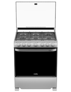 Estufa de piso a gas LP Mabe 76.60 cm EM7657CFIS0 de 6 quemadores