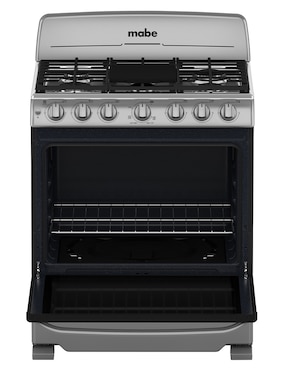Estufa de piso a gas lp Mabe 76.60 cm EM7654BFIS3 de 6 quemadores