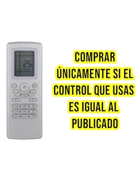 Control remoto para aire acondicionado Control Expert ce-gm3 mirage gree trane yt1f minisplit