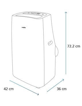 Aire acondicionado portátil Mabe Frío 12000 BTU PTM12CABWJM2 115 V