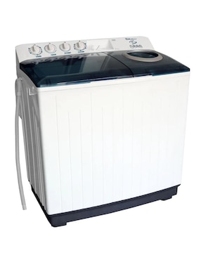 Lavadora doble tina Koblenz 16 kg semiautomática carga superior ldm-15blanca