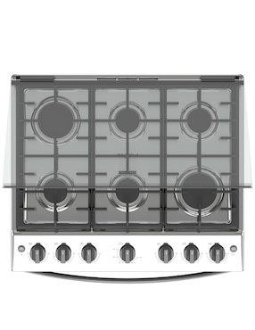 Estufa de piso a gas natural/lp Whirlpool 76 cm WFR5200D de 6 quemadores