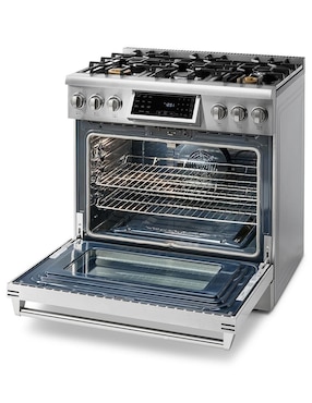 Estufa de piso a gas Natural Thor Kitchen 90 cm trg3601 de 6 quemadores