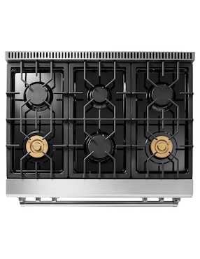 Estufa de piso a gas Natural Thor Kitchen 90 cm trg3601 de 6 quemadores