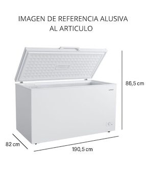 Congelador Aurus afc25w horizontal 25 pies cúbicos