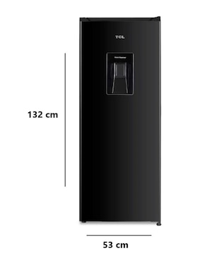 Refrigerador unipuerta Tcl 5 pies cúbicos TSD60BW-NEGRO
