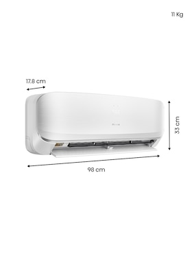 Aire acondicionado mini split inverter Hisense frío y calor 12000 BTU AA.ARU122NFW.12.220V 220 V
