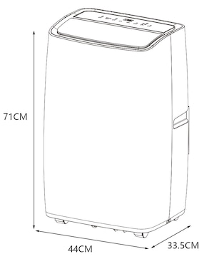 Aire acondicionado portátil Heuman Brand 14000 BTU 3031 110 V
