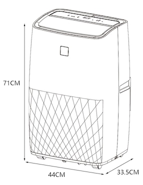 Aire acondicionado portátil Heuman Brand frío y calor 14000 BTU 3033 115 V