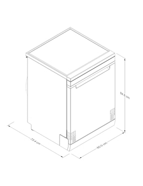 Lavavajillas de empotre Whirlpool 15 servicios WDF840SFGS