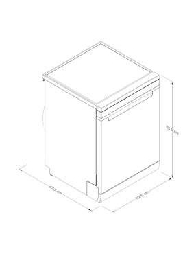 Lavavajillas de empotre Whirlpool 15 servicios WDF730SFGD