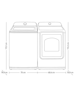 Imagen de producto Combo Lavadora + Secadora Samsung de gas 28 kg
F-WA28BDV24AV