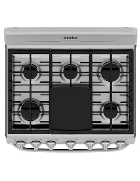 Estufa de piso a Gas LP Mabe 76 cm EM7659BFIS3CMP76 de 6 quemadores