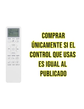 Control remoto para aire acondicionado Control Expert CE-NEX Mirage minisplit Nex