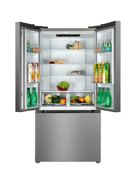Refrigerador french door Tcl 18 pies cúbicos inverter y no frost TFR18SI