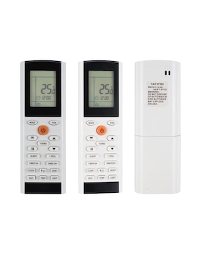 Control remoto para aire acondicionado Control Expert CE-TG16 Trane, Benelux, Gree, Minisplit YAC1FB5 YAC1FB7