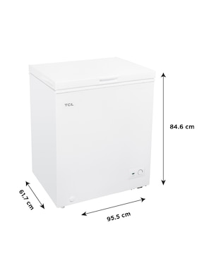 Congelador Tcl TCF-09W horizontal 9 pies cúbicos