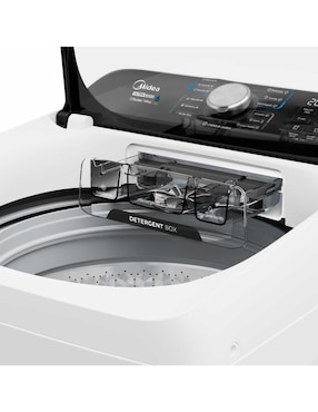 Lavadora Midea 18 kg automática carga superior ma512w18/w