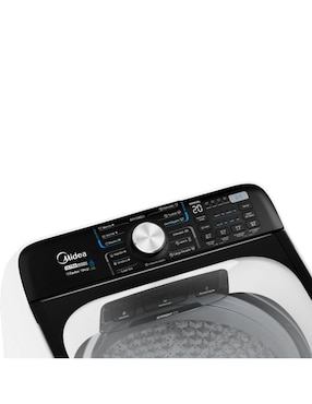 Lavadora Midea 18 kg automática carga superior ma512w18/w