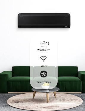 Aire acondicionado mini split inverter Samsung Frío y calor 18000 BTU AR70F18C1CB/AX 220 V
