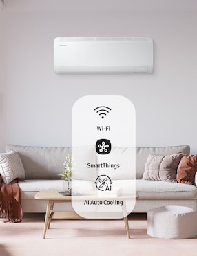Aire acondicionado mini split inverter Samsung Frío 24000 BTU AR50F24D1BH/AX 220 V
