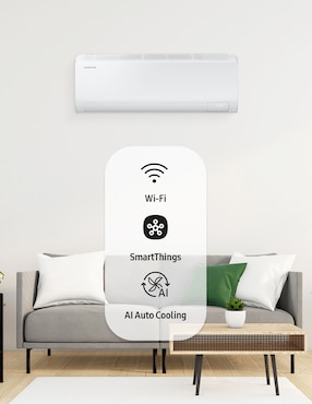 Aire acondicionado mini split inverter Samsung Frío 18000 BTU AR50F18D1BH/AX 220 V