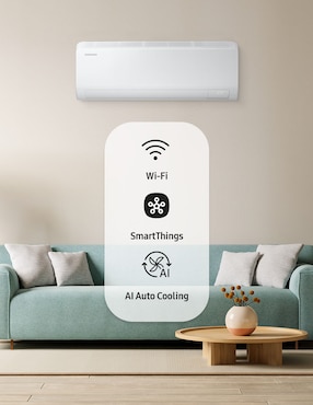 Aire acondicionado mini split inverter Samsung Frío 12000 BTU AR50F12D1BH/AX 220 V