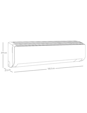 Aire acondicionado mini split inverter Samsung Frío y calor 18000 BTU AR60F18C1HW/AX 220 V
