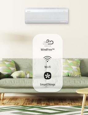 Aire acondicionado mini split inverter Samsung Frío y calor AR60F12C1HW/AX 220 V